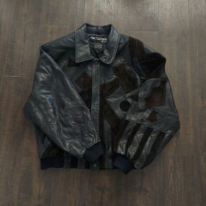 Pelle Pelle Crazy Pattern Leather Jacket