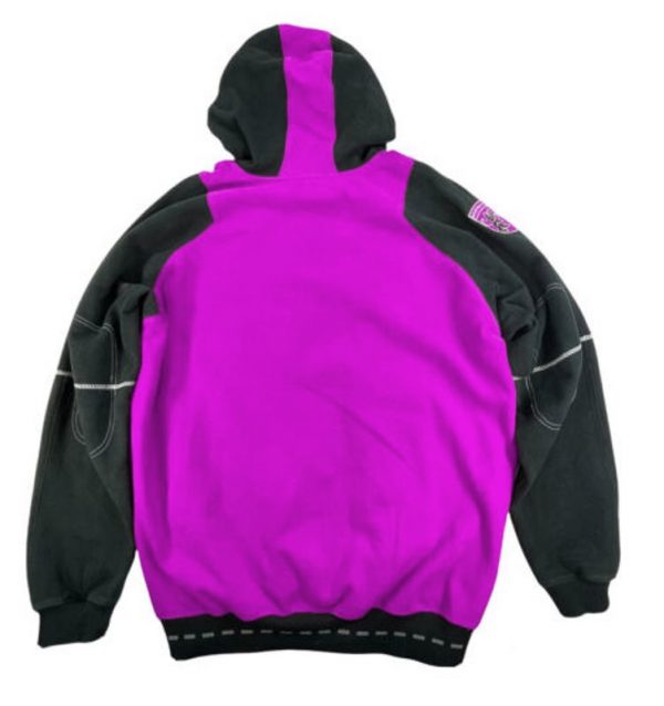 Pelle Pelle Denim Co Mens Pink Black Pullover Hoodie