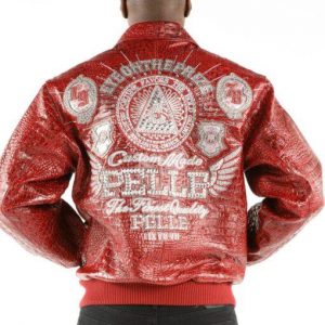 Pelle Pelle Eye On The Prize Red Leather Jacket