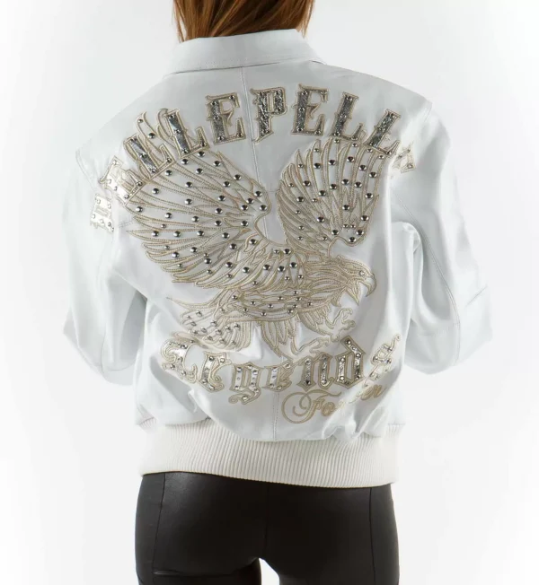 Pelle Pelle Legends Forever Fearless White Jacket