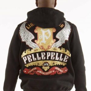 Pelle Pelle Limited Edition Hooded Midlayer Black Jacket