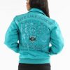 Pelle Pelle Live Like A Queen Turquoise Jacket