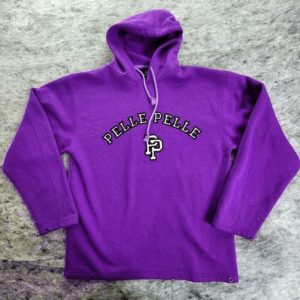 Pelle Pelle Mens Purple Pullover Hoodie