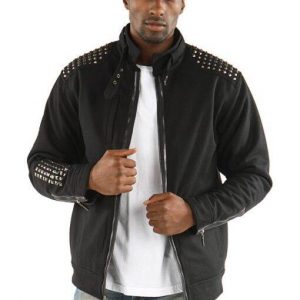 Pelle Pelle Men’s Studded Wool Jacket