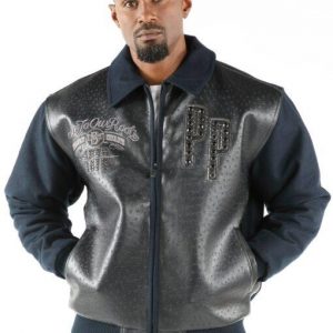 Pelle Pelle Mens True To Our Roots Blue Jacket