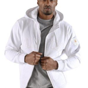 Pelle Pelle Nylon White Hooded Midlayer