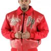 Pelle Pelle True To Our Roots Red Wool Jacket
