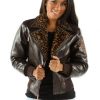 Pelle Pelle Womens Biker Brown Jacket