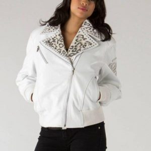 Pelle Pelle Women’s Biker White Jacket