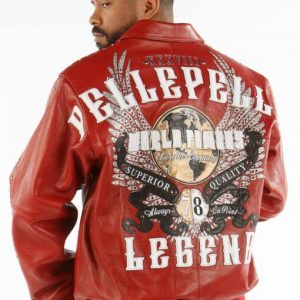 Pelle Pelle World Famous Legend Red Leather Jacket