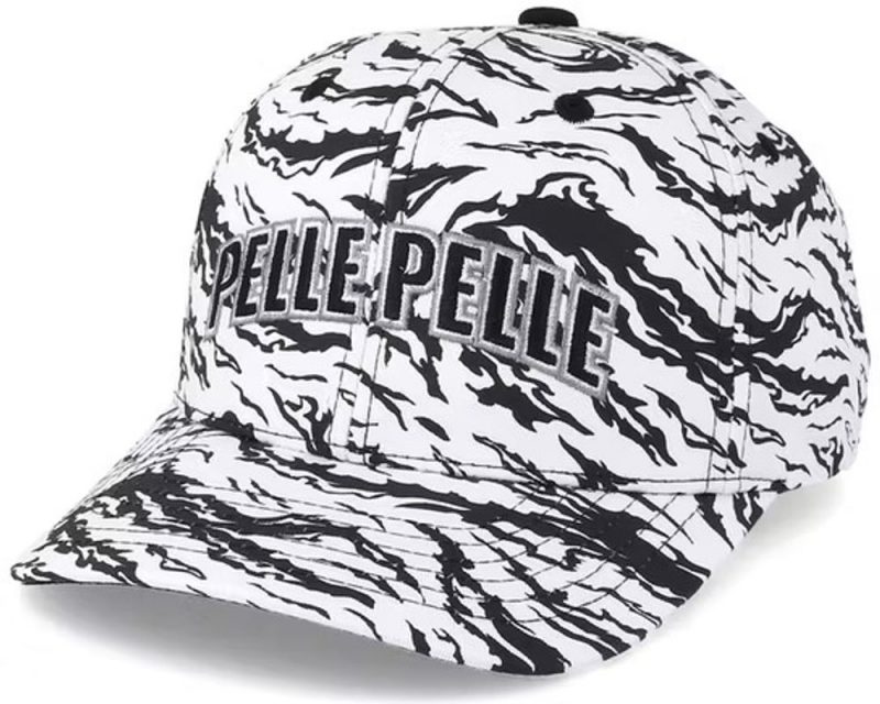 Pelle Pelle Jungle Tactics Curved White & Black Cap