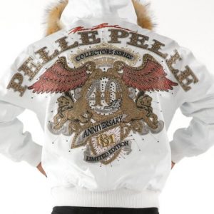 Pelle Pelle 40th Anniversary White Fur Hooded Jacket