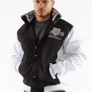 Pelle Pelle Black And White Super Sport Jacket