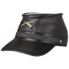 Pelle Pelle Black Civil War Leather Cap