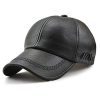 Pelle Pelle Black Leather Cap