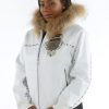 Pelle Pelle Ladies Mb Emblem White Jacket