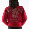 Pelle Pelle Ladies Snakeskin Dragon Cabernet Jacket