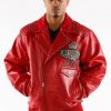 Pelle Pelle Lethal Red Leather Jacket