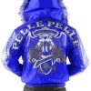 Pelle Pelle Mens 40th Anniversary Blue Jacket