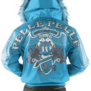 Pelle Pelle Mens 40th Anniversary Turquoise Jacket