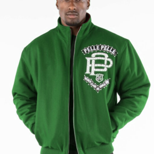 Pelle Pelle Mens Elite Series Green Jacket