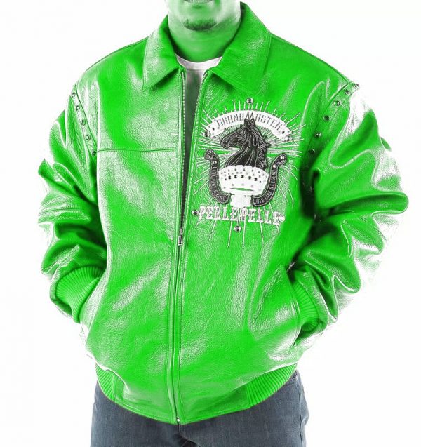 Pelle Pelle Mens Grand Master Light Green Jacket