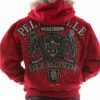 Pelle Pelle Platinum & Diamonds Red Fur Jacket