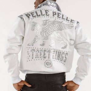 Pelle Pelle Street Kings White Leather Jacket