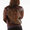 Ladies Pelle Pelle Mb Bomber Brown Leather Jacket