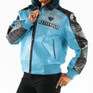 Pelle Pelle Avant Garde Blue 37 Years Strong Jacket