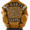 Pelle Pelle Brown Immortal Studded Leather Jacket