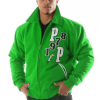 Pelle Pelle Come Out Fighting Green Tiger Wool Jacket