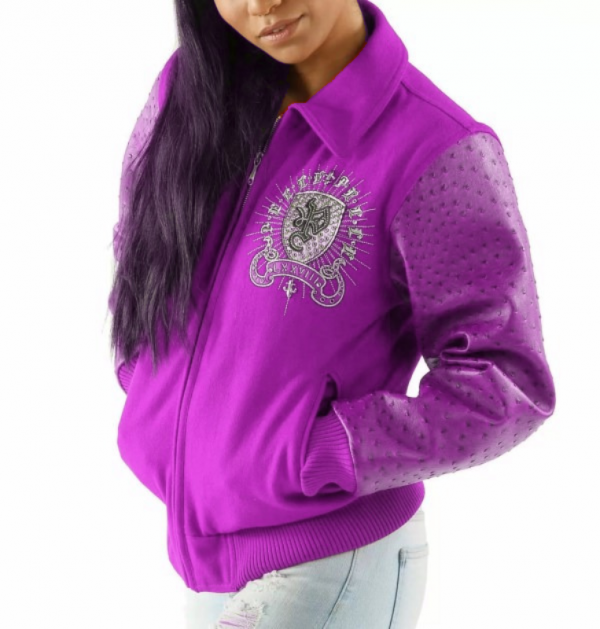 Pelle Pelle Ladies Pink Immortal Worldwide Revolution Jacket