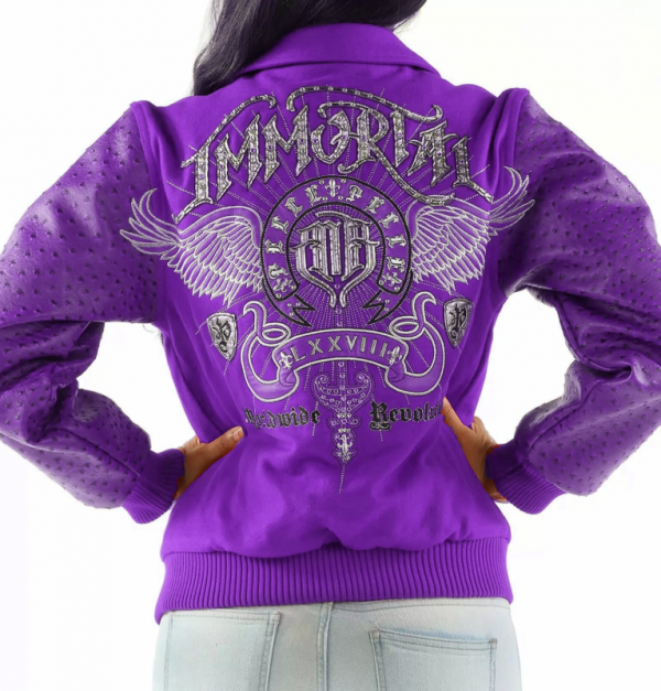 Pelle Pelle Ladies Purple Immortal Worldwide Revolution Jacket