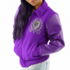 Pelle Pelle Ladies Purple Immortal Worldwide Revolution Jacket