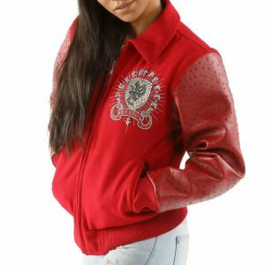 Pelle Pelle Ladies Red Immortal Worldwide Revolution Jacket