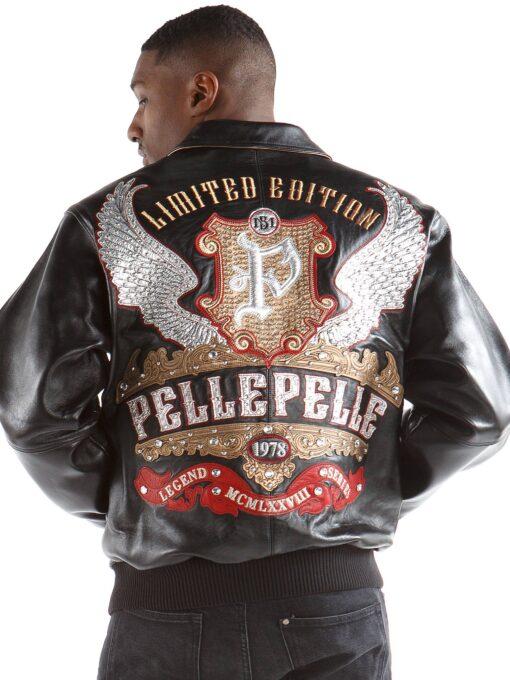 Pelle Pelle Limited Edition Black Leather Jacket