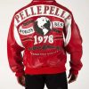 Pelle Pelle Red White World’s Best 1978 Studded Jacket