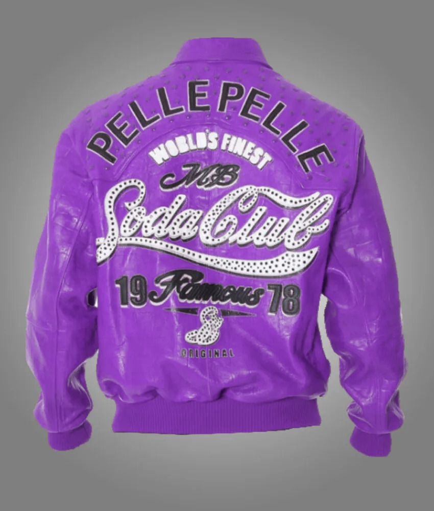 1978 Soda Club Purple Pelle Pelle Jacket