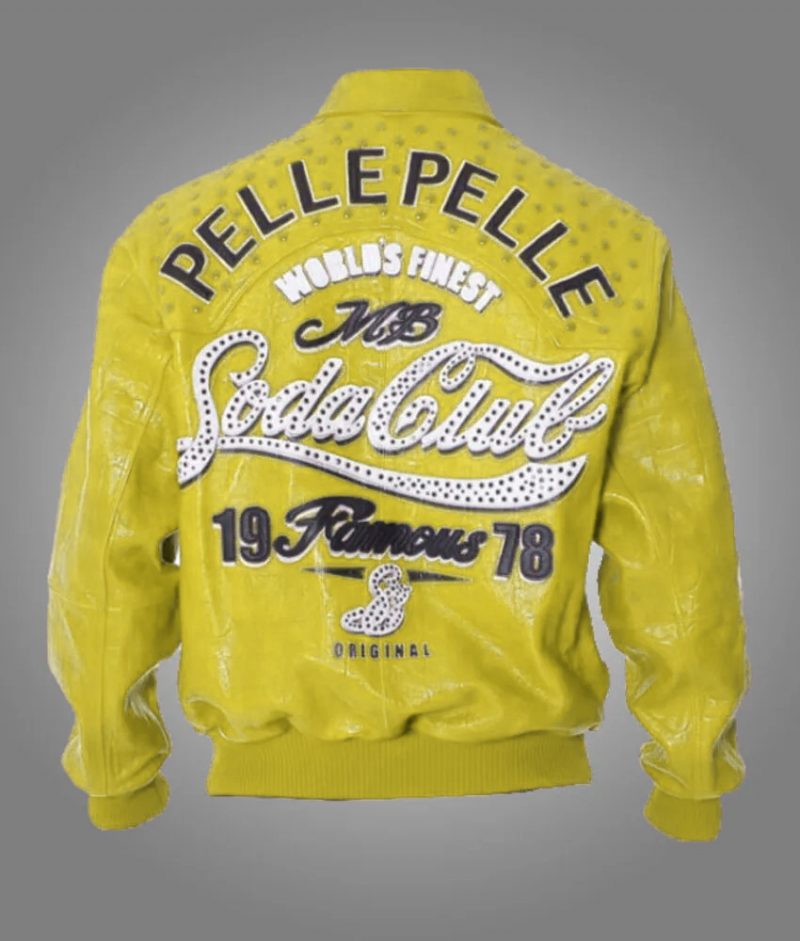 1978 Soda Club Yellow Pelle Pelle Jacket