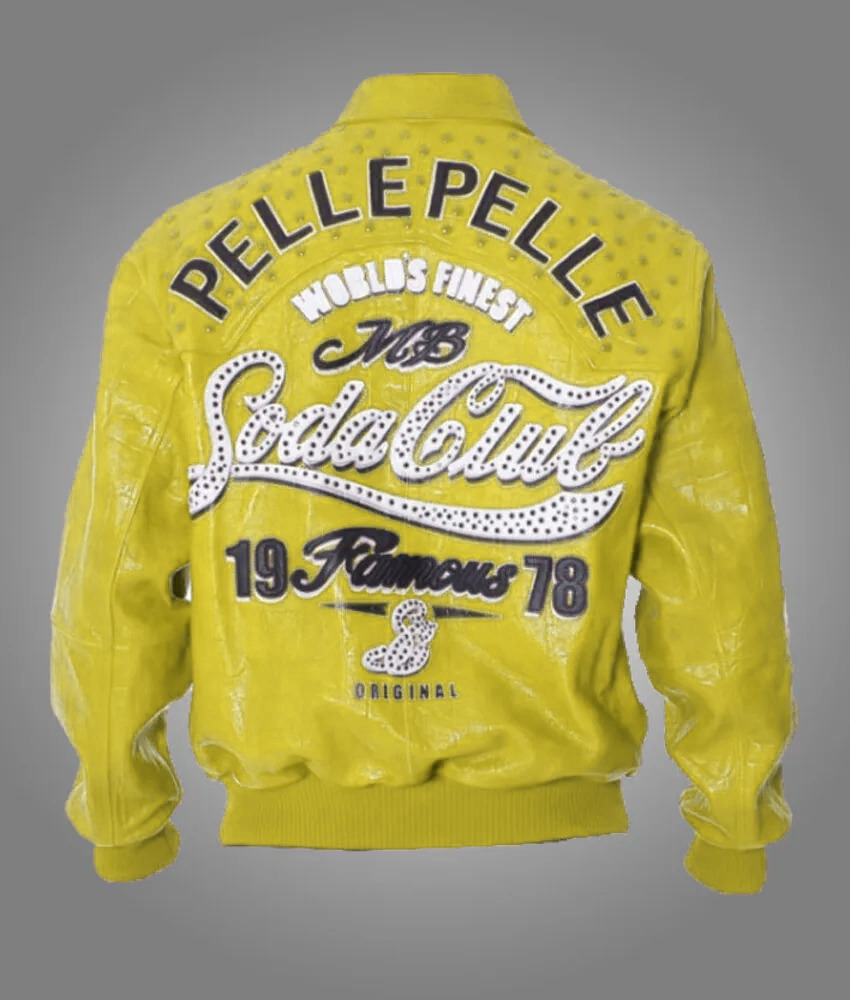 1978 Soda Club Yellow Pelle Pelle Jacket