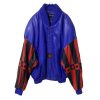 Pelle Pelle 90s Marc Buchanan Blue Leather Jacket