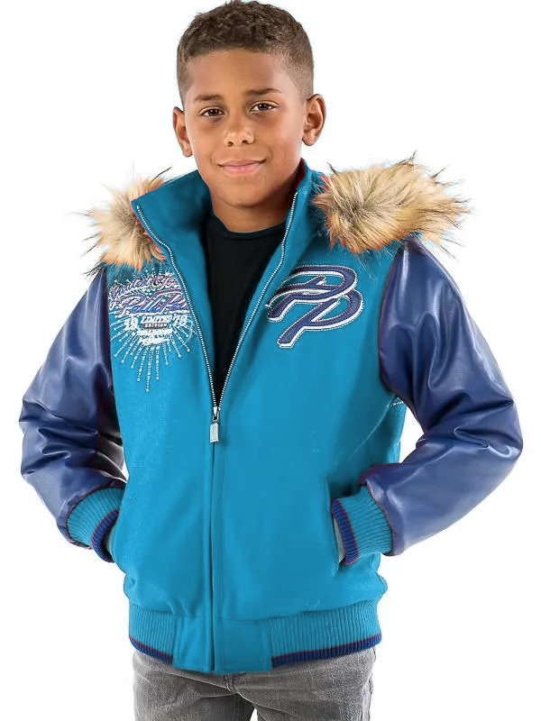 Pelle Pelle Kids Limited Edition Blue & Turquoise Jacket