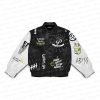 Juice WRLD Legends Never Die Black & White Mens Varsity Jacket