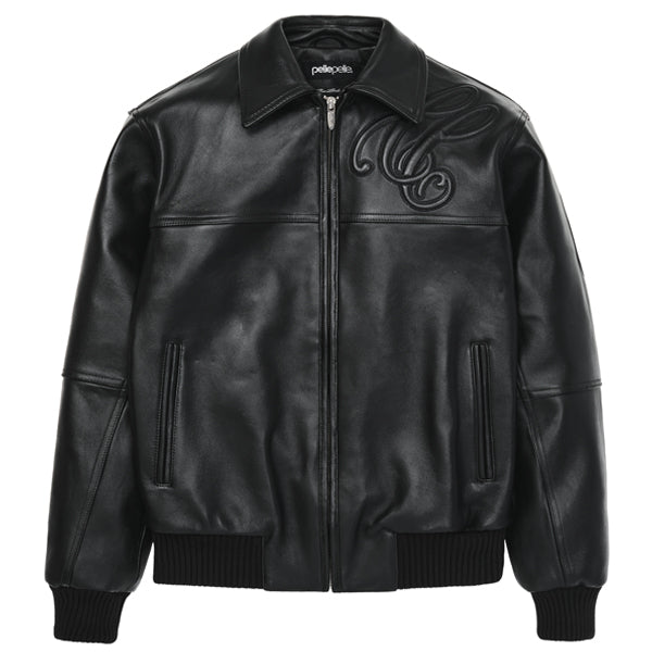 Pelle Pelle Mens Plush Puff Black Jacket