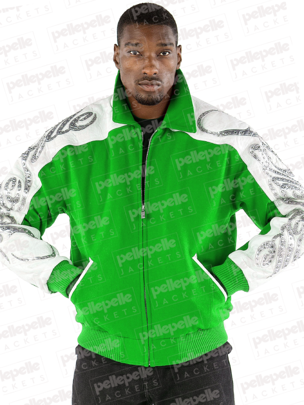 Pelle Pelle Scripted Green Jacket