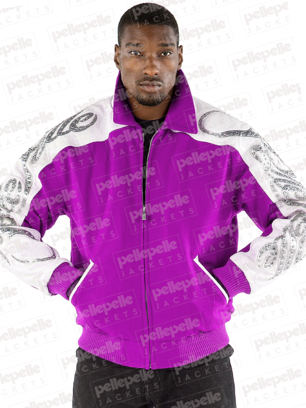 Pelle Pelle Scripted Purple Jacket