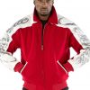 Pelle Pelle Scripted Red Wool Jacket