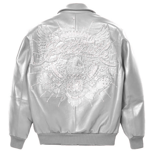 Pelle Pelle 40th Anniversary Silver Leather Jacket