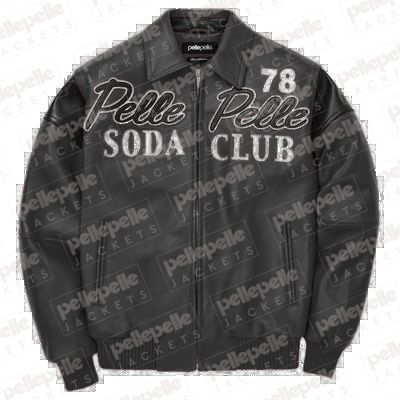 Pelle Pelle Soda Club Plush Black Jacket